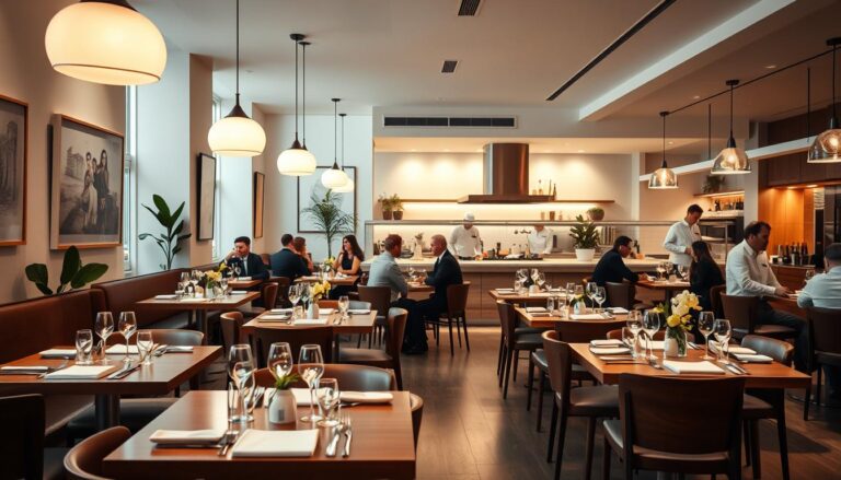 stylish italian dining settings