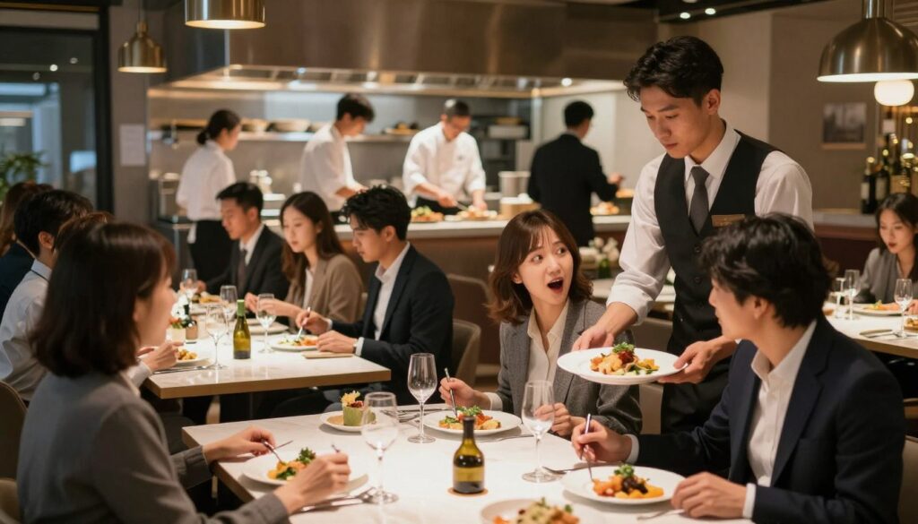 restaurant staff movement immersive dining