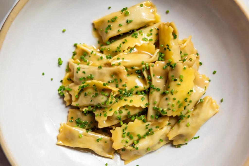 De Novo short rib agnolotti